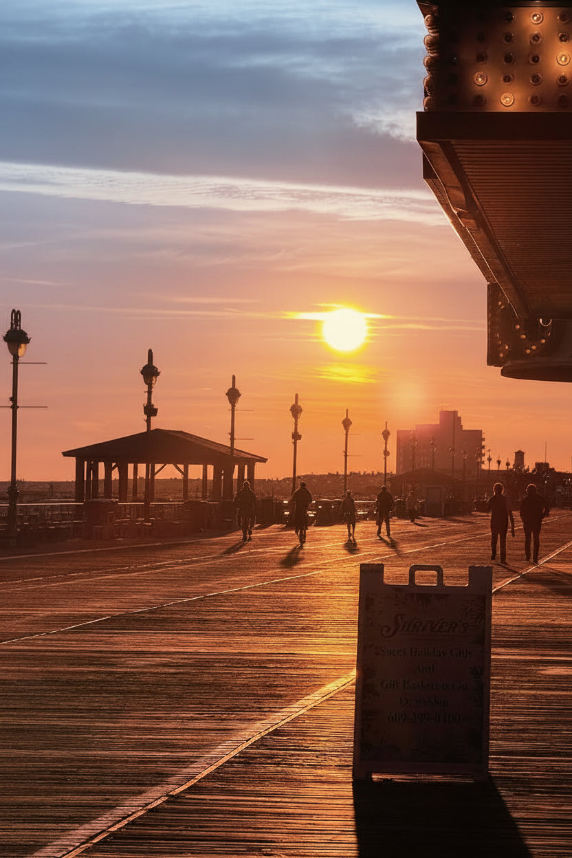 Boardwalk vibes and Ocean tides