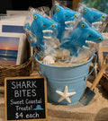 Shark Bites Coastal Lollipops